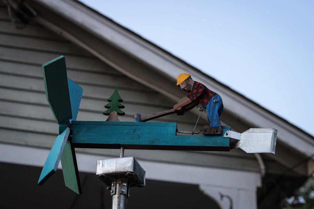 services-img-02 a-man-working-on-a-wind-vane-on-top-of-a-house-ulnq8hmcvdu